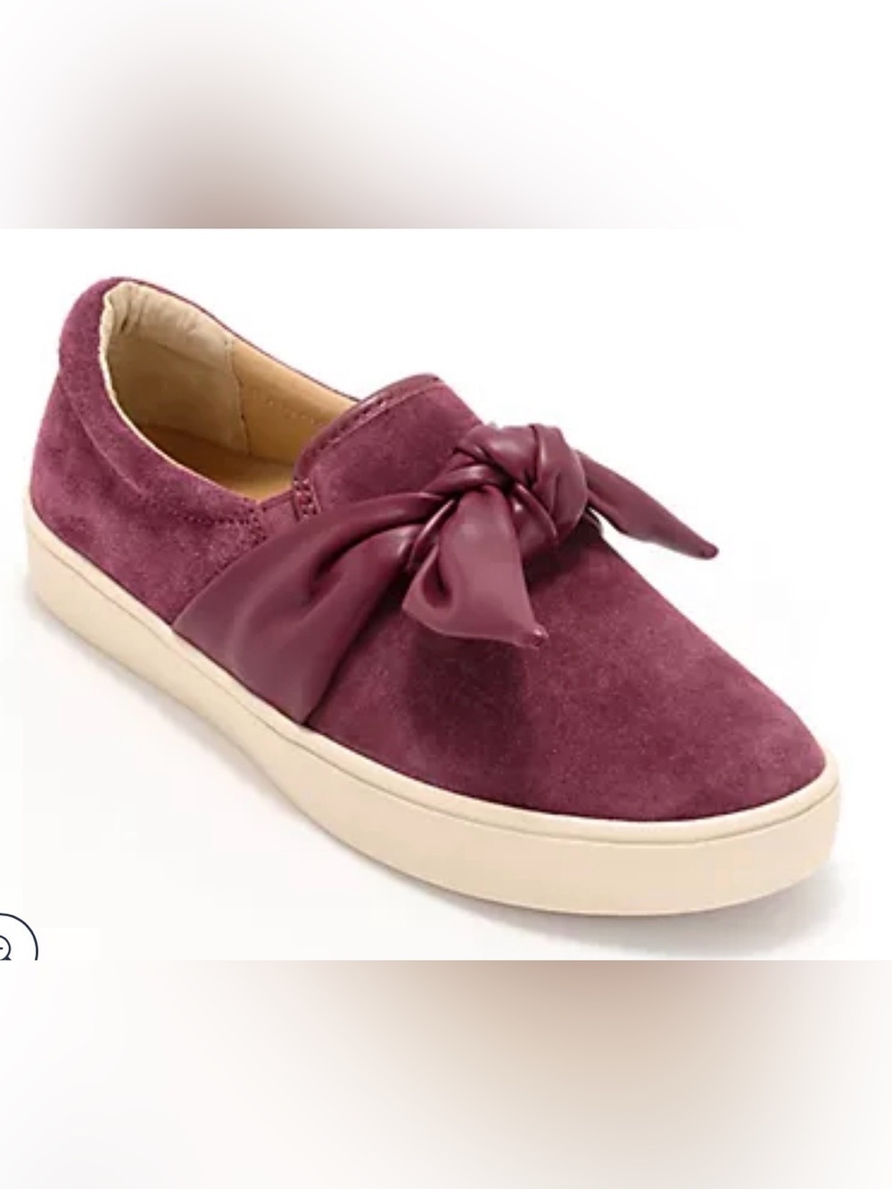 REVITALIGN 7B Orthotic Suede Slip-On Barbados Bow Shoe Wine Port Royale Flat